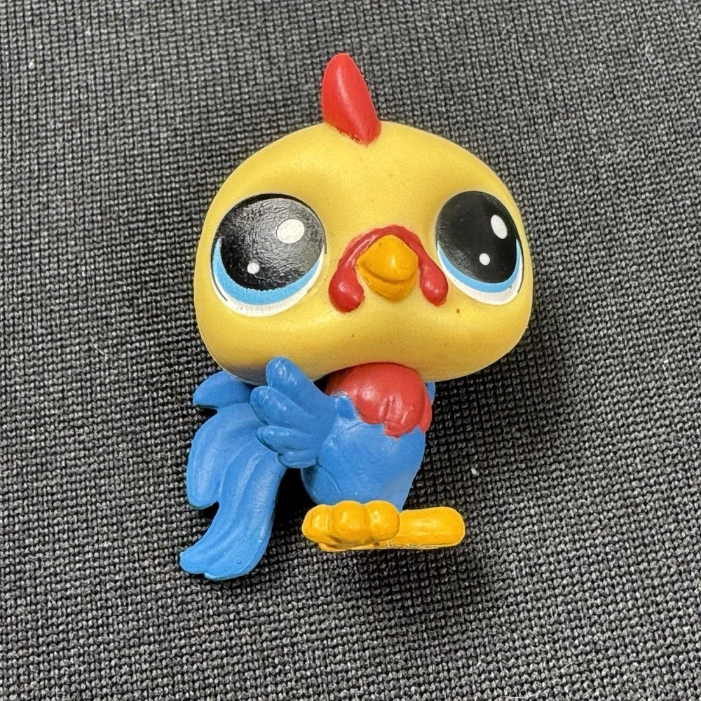 Littlest Pet Shop LPS Rick Chickencluck Chicken‎ #126 Series Figure Toy Hasbro